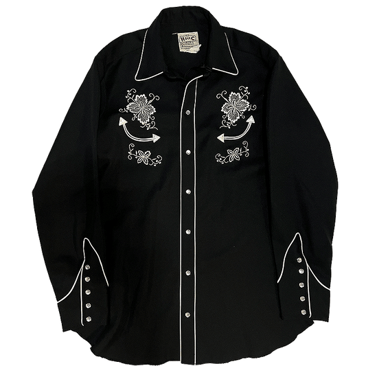 1970s US-Made Embroidered Western Shirt