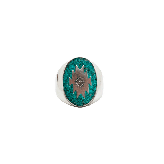 Southwestern Signet Ring, Turquoise NEW!!