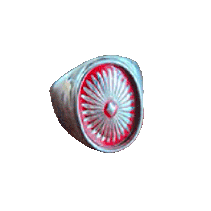 Red Concho Signet Ring NEW!!