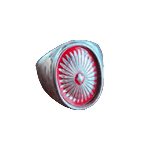 Red Concho Signet Ring NEW!!