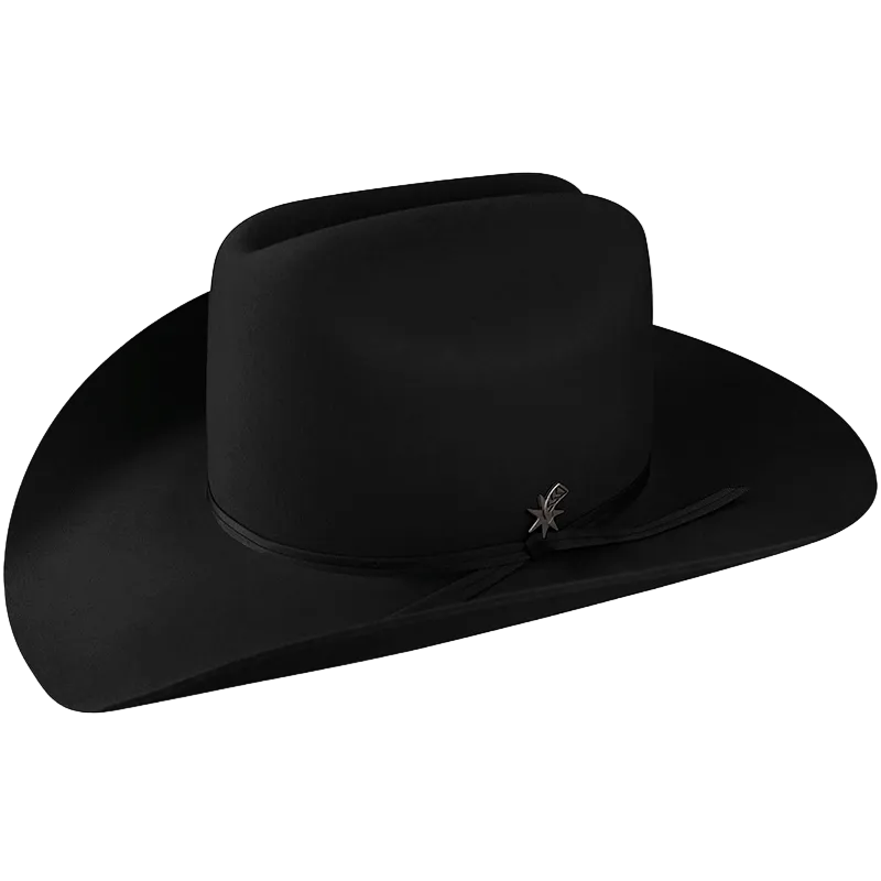 Bailey Stampede 2X Black cowboy hat.