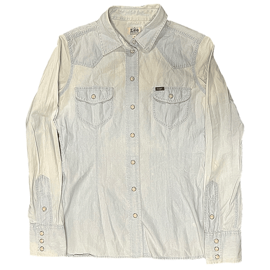 80s/90s Women's Western Denim Shirt