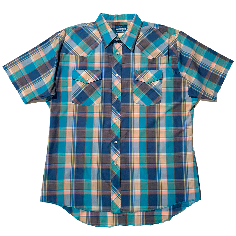 1990s Short Sleeve Western Shirt