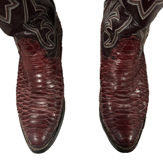 1980s Snake Skin Boots
