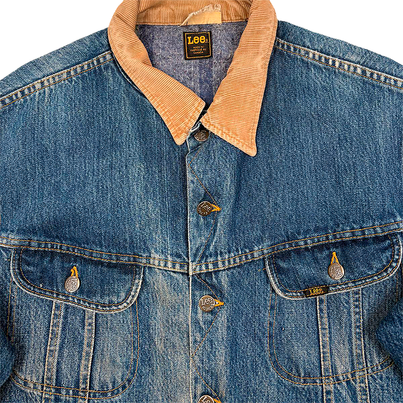 70s/80s Storm Rider Blanket-Lined Denim Jacket