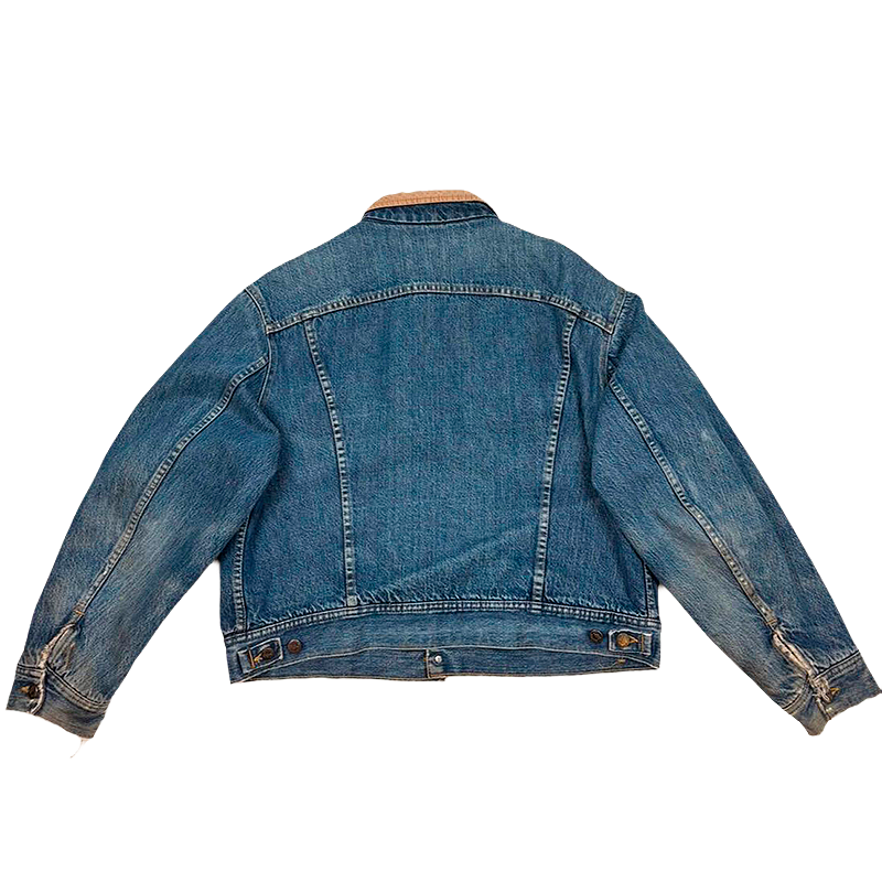70s/80s Storm Rider Blanket-Lined Denim Jacket