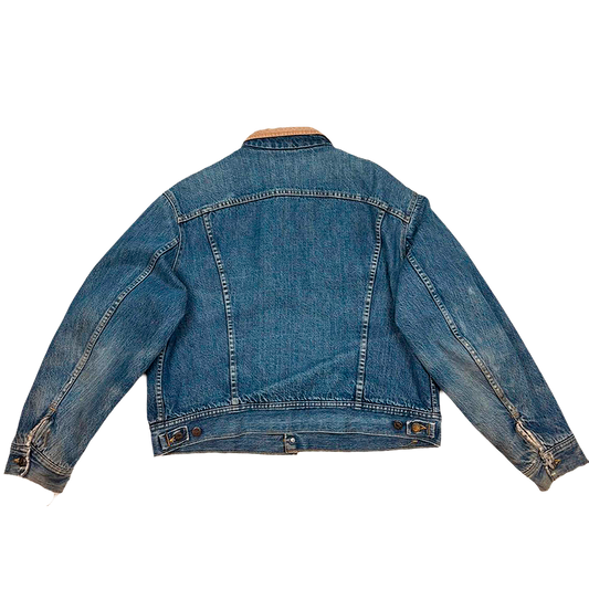 70s/80s Storm Rider Blanket-Lined Denim Jacket