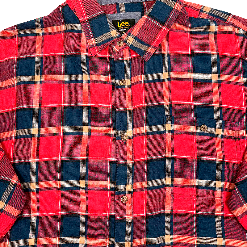 One-Pocket Flannel Shirt