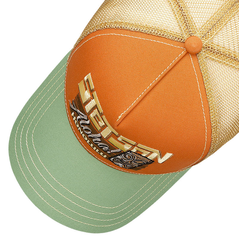 Stetson Aloha Honolulu Trucker Cap from above