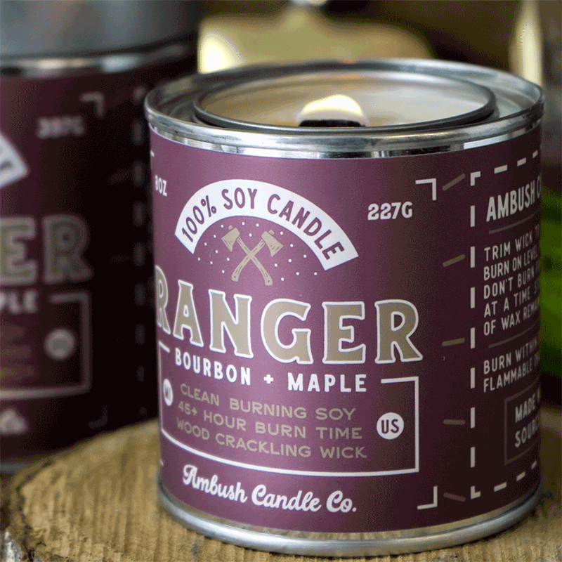 Ranger Candle – Bourbon & Maple