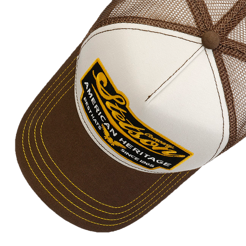 American Heritage Trucker Cap, Dark Brown