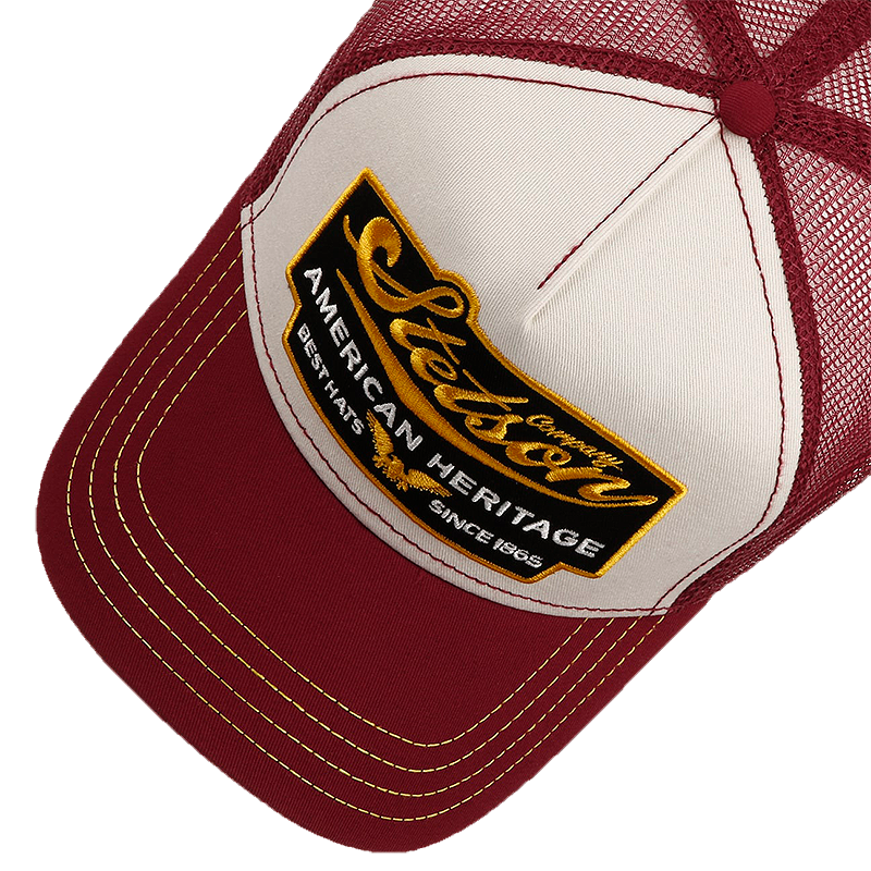 American Heritage Trucker Cap, Bordeaux