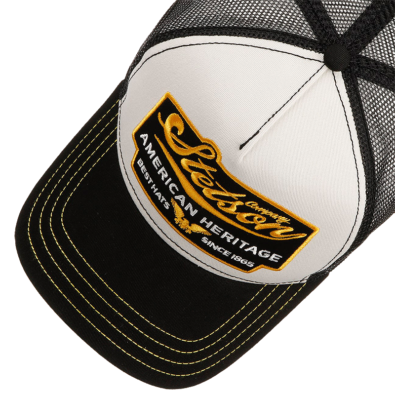 American Heritage Trucker Cap, Black