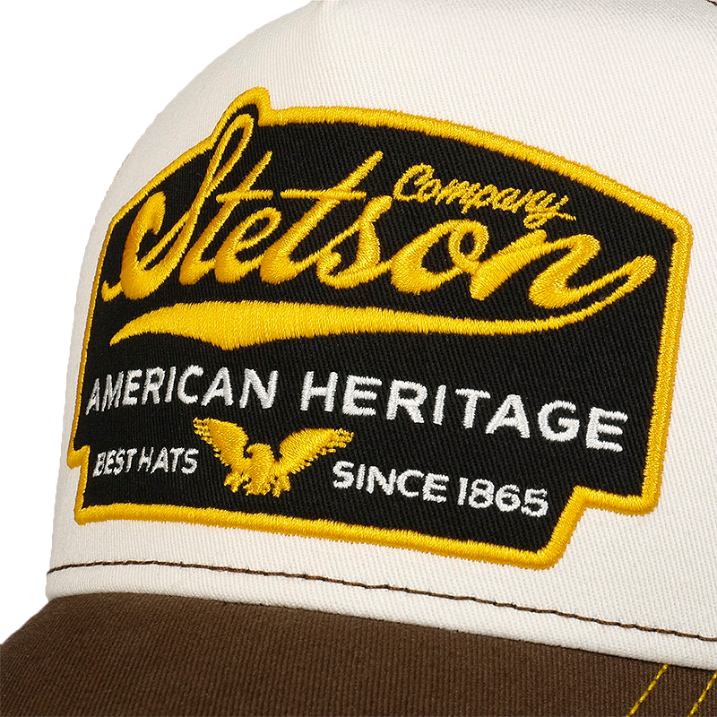 American Heritage Trucker Cap, Dark Brown