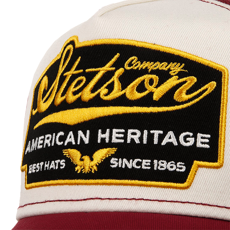 American Heritage Trucker Cap, Bordeaux