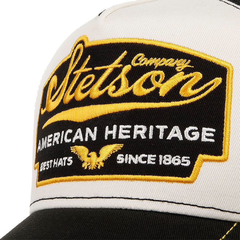 American Heritage Trucker Cap, Black