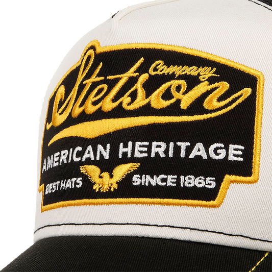 American Heritage Trucker Cap, Black