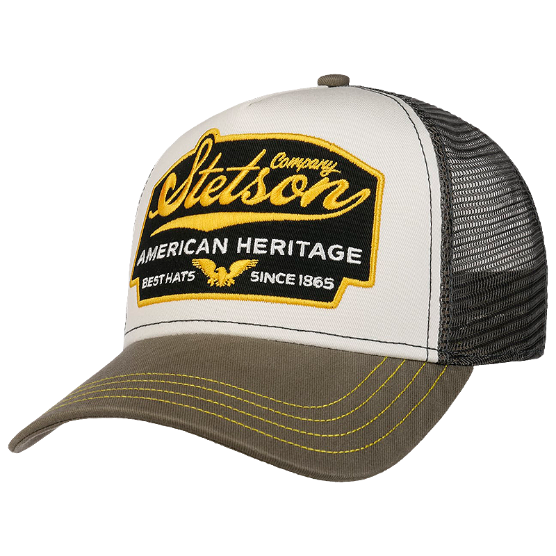 American Heritage Trucker Cap, Olive