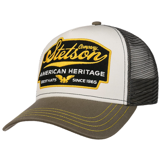 American Heritage Trucker Cap, Olive