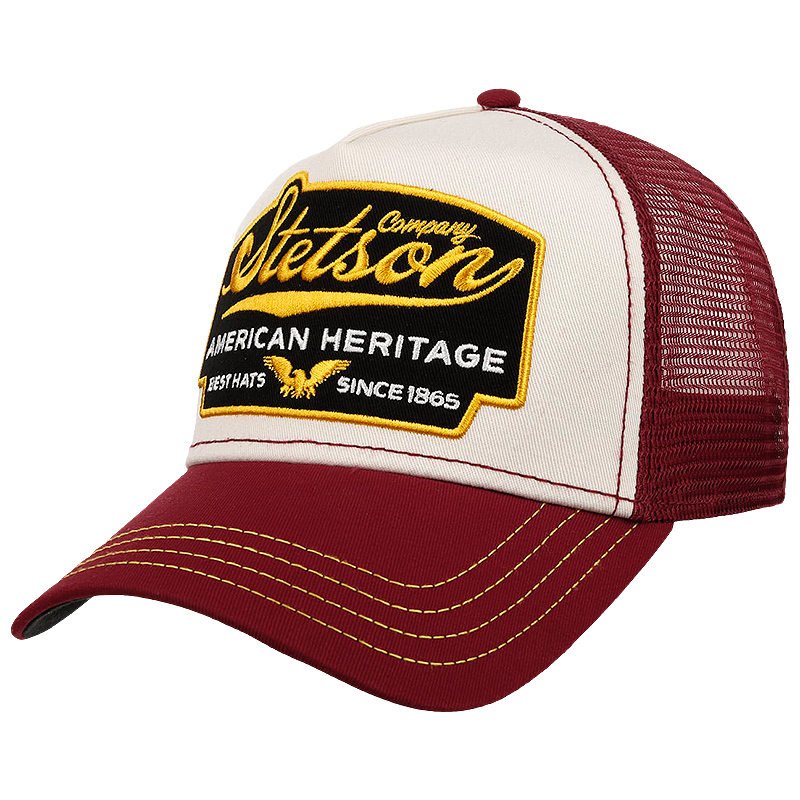 American Heritage Trucker Cap, Bordeaux