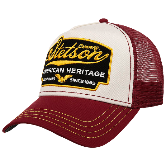 American Heritage Trucker Cap, Bordeaux