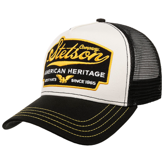 American Heritage Trucker Cap, Black