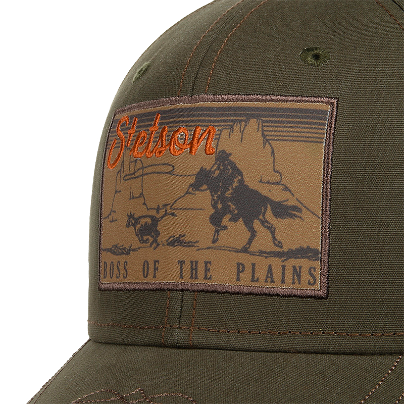 Stetson Boss Of The Plains Cap close-up