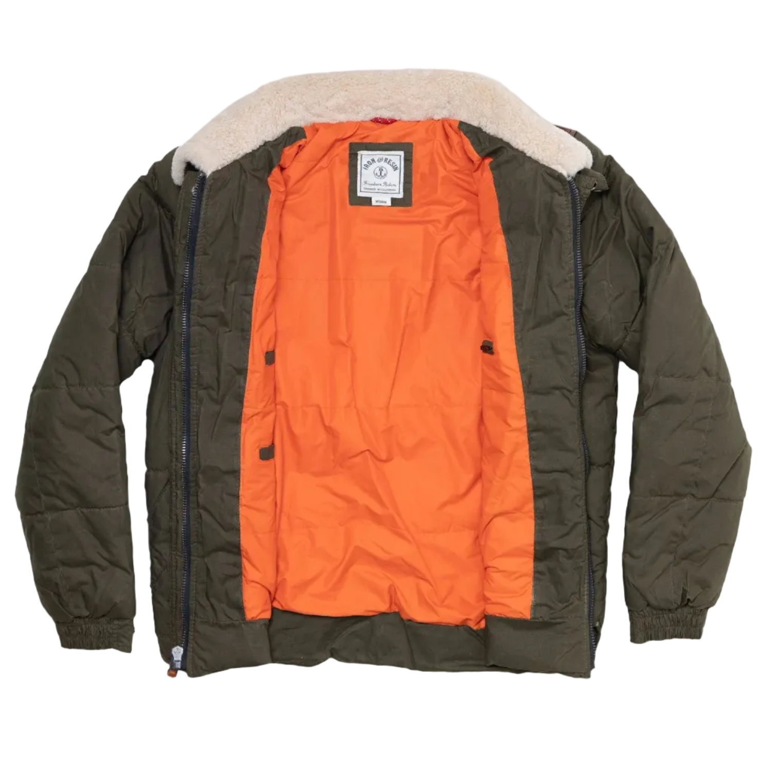 Basin Jacket opened.