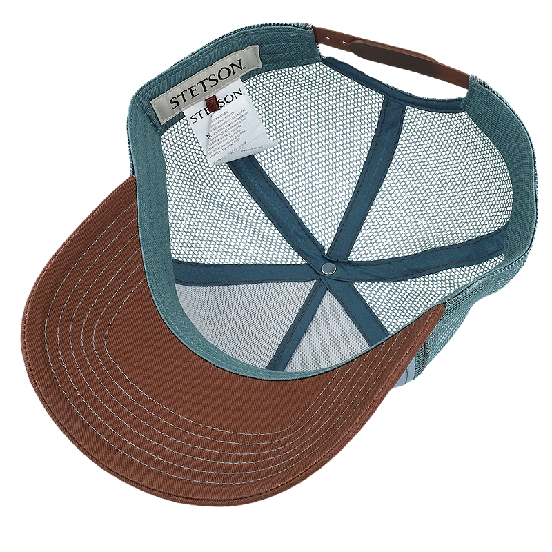 Stetson Chrome Trucker Cap from underneath