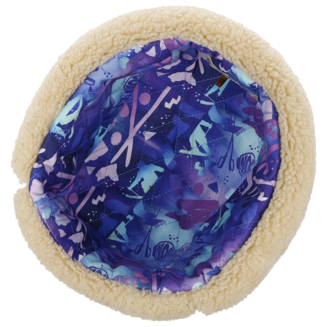 The lining on Stetson Corduroy Aviator Bomber Cap