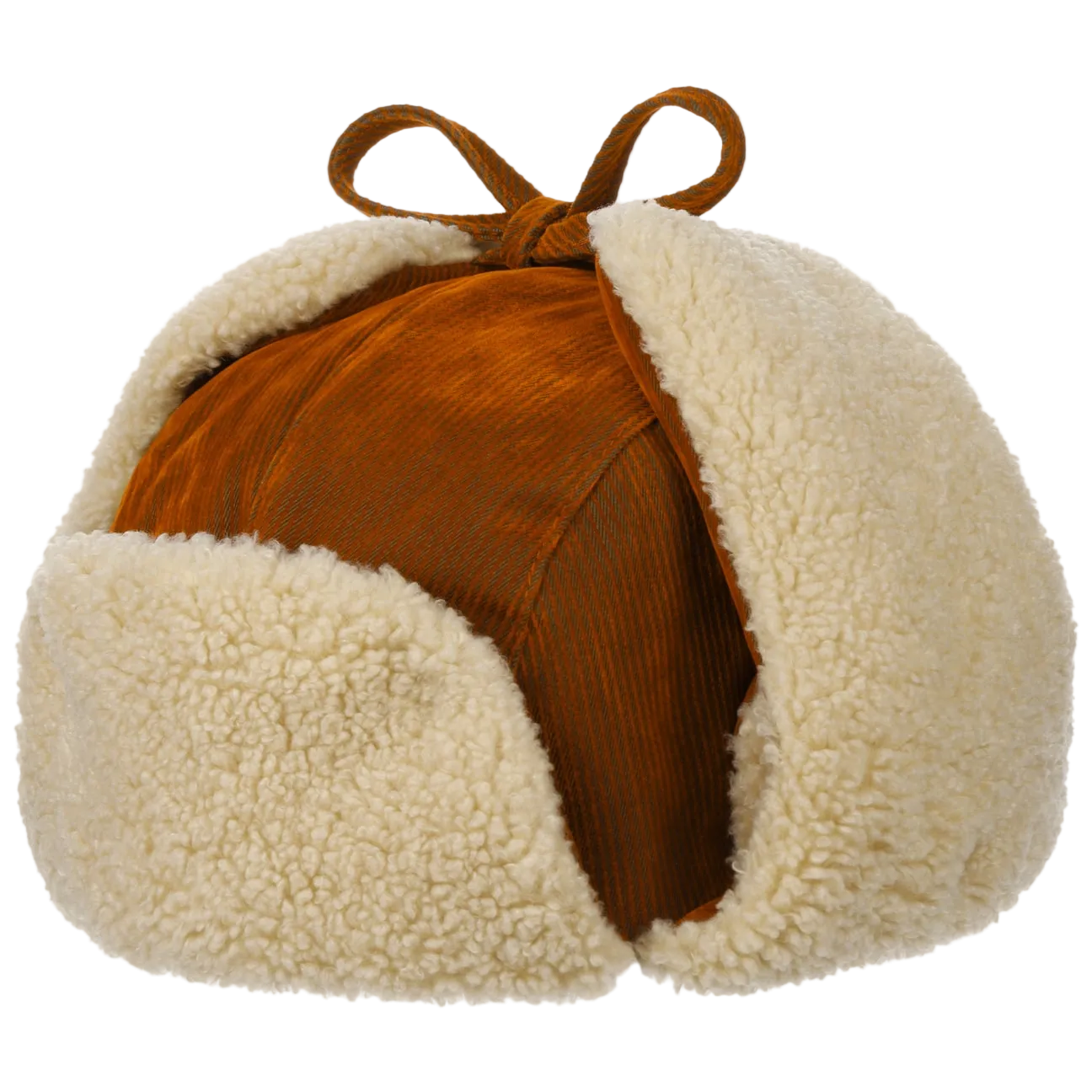 Stetson Aviator Cap with the flaps up