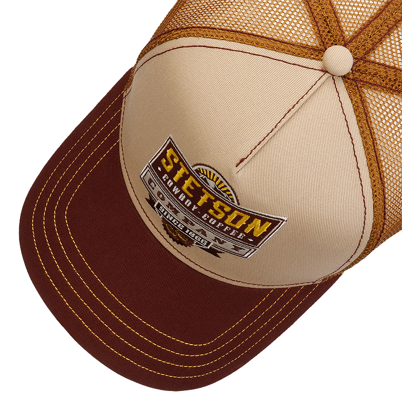 Cowboy Coffee Trucker Cap from above