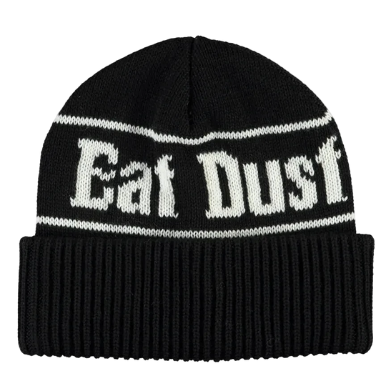 Eat Dust Easy Beanie Merino Wool Black
