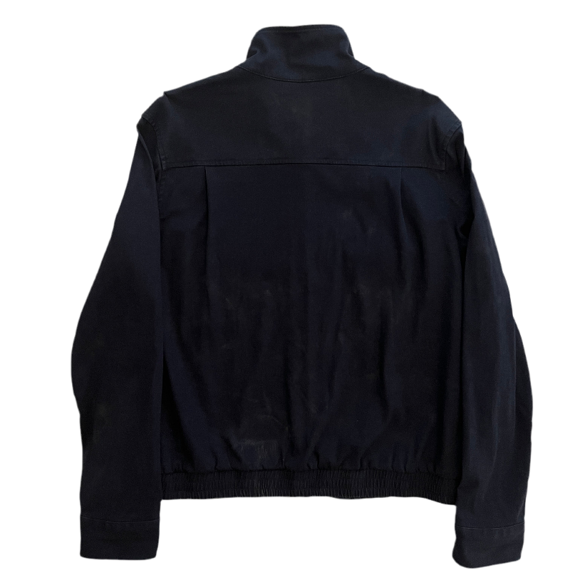 Dark blue jacket on a white background