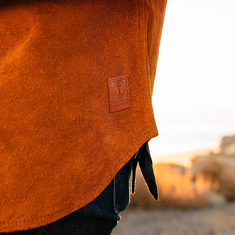 Fence Shirt In Buffalo Suede