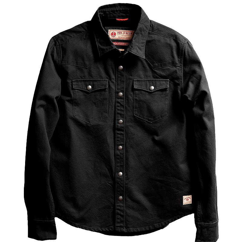Iron & Resin Fenceline Shirt in black
