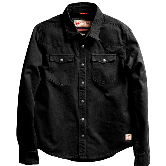 Iron & Resin Fenceline Shirt in black