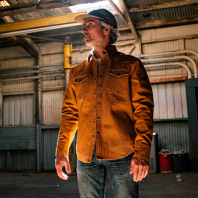 Fenceline Shirt In Cognag