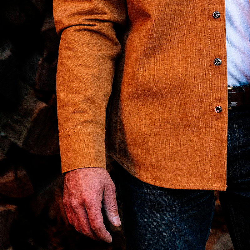 Fenceline Shirt In Cognag