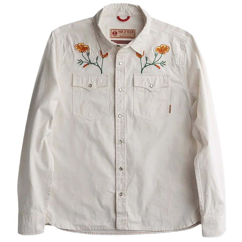 Iron & Resin Field Twill Shirt from the front