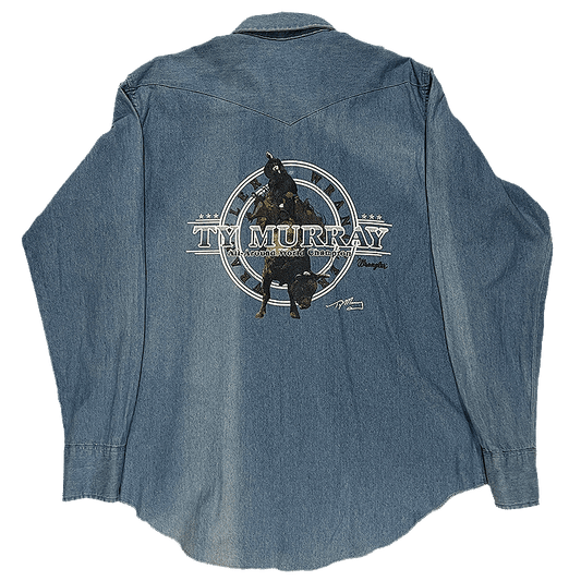 1990s US-Made Ty Murray Rodeo Shirt