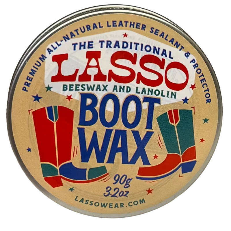 Lasso Boot Wax Round Tin
