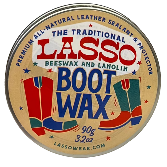 Lasso Boot Wax Round Tin