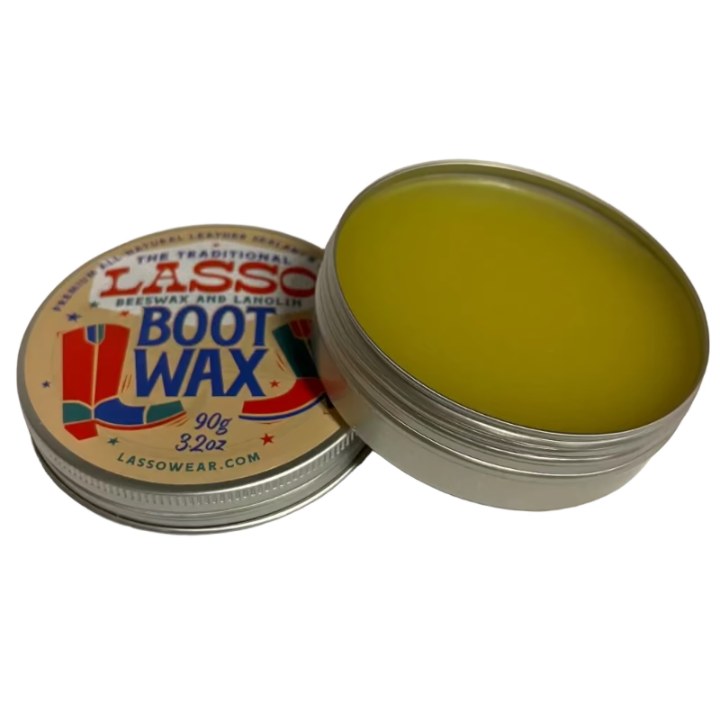 Lasso Boot Wax Tin Opened