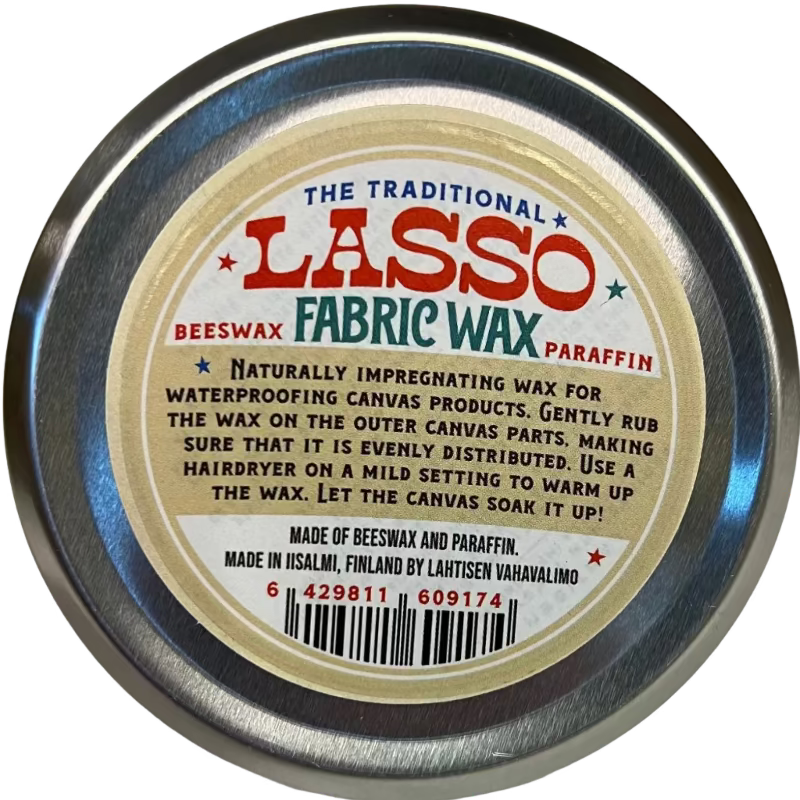 Lasso Fabric Wax round tin from the underside