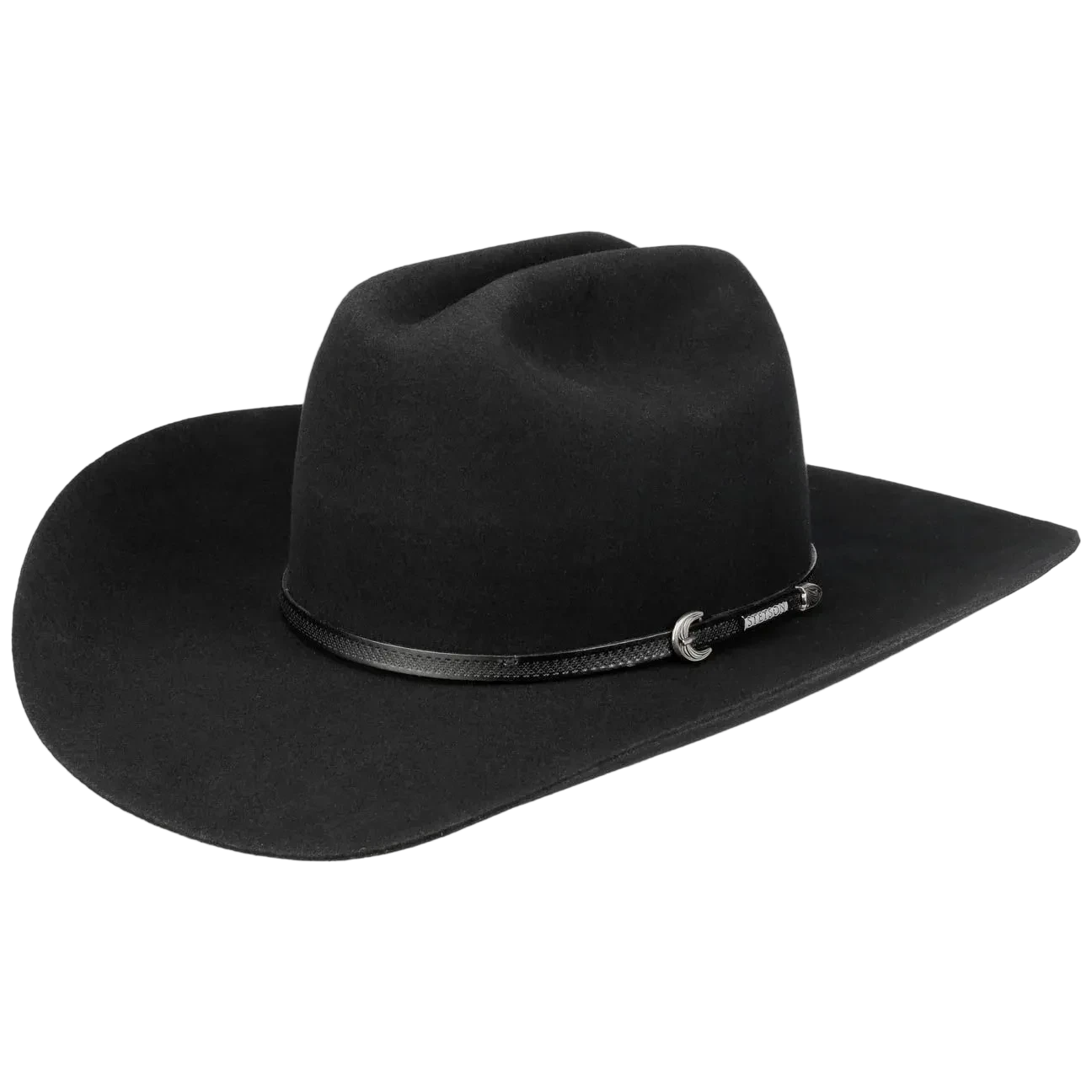 Stetson Laramie Western Woolfelt/Cashmere Cowboy Hat Black