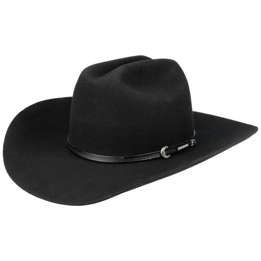 Stetson Laramie Western Woolfelt/Cashmere Cowboy Hat Black