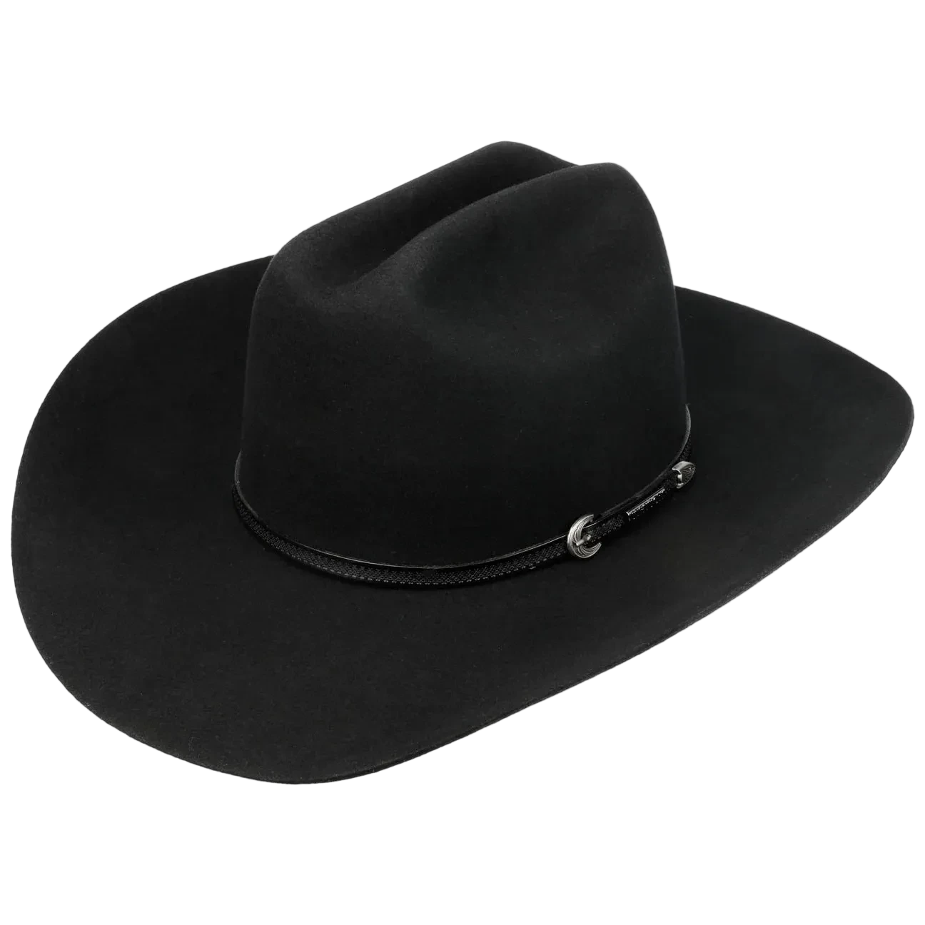 Stetson Laramie Western Woolfelt/Cashmere Cowboy Hat Black