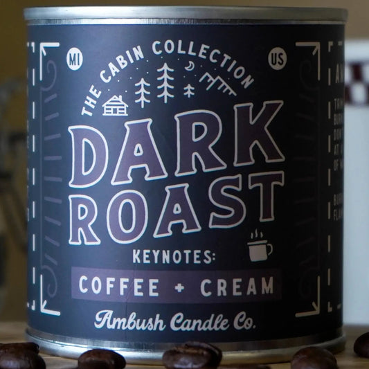 Ambush Candle Co. Dark Roast scented candle