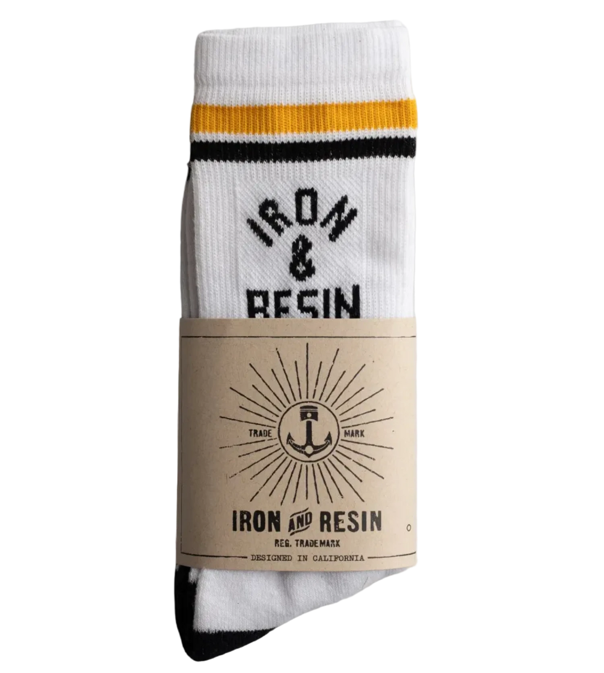 Iron & Resin MFG Socks in White